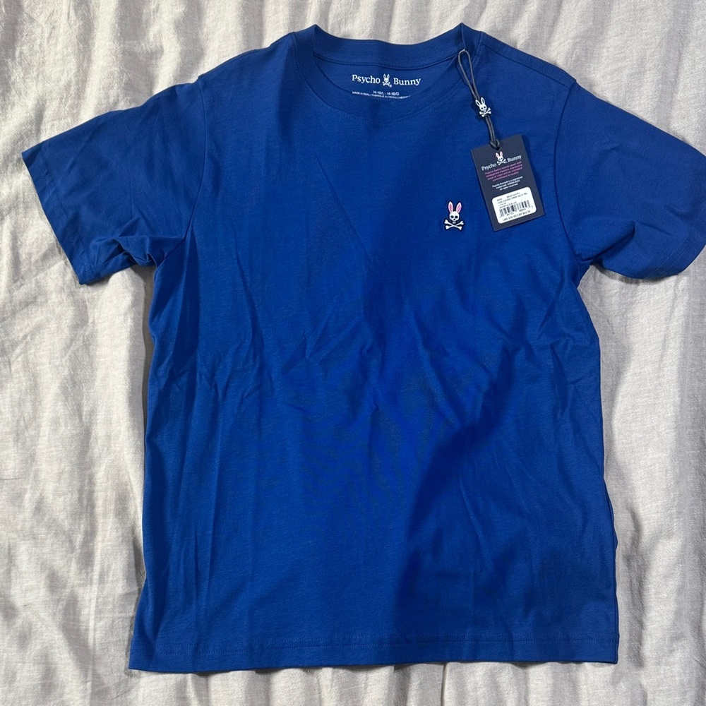 Psycho Bunny Kids Royal Blue Tee